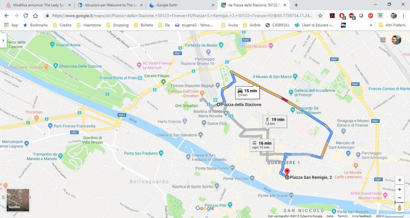 5 Min Dagli Uffizi Suite Wifi Confort Florencja Zewnętrze zdjęcie