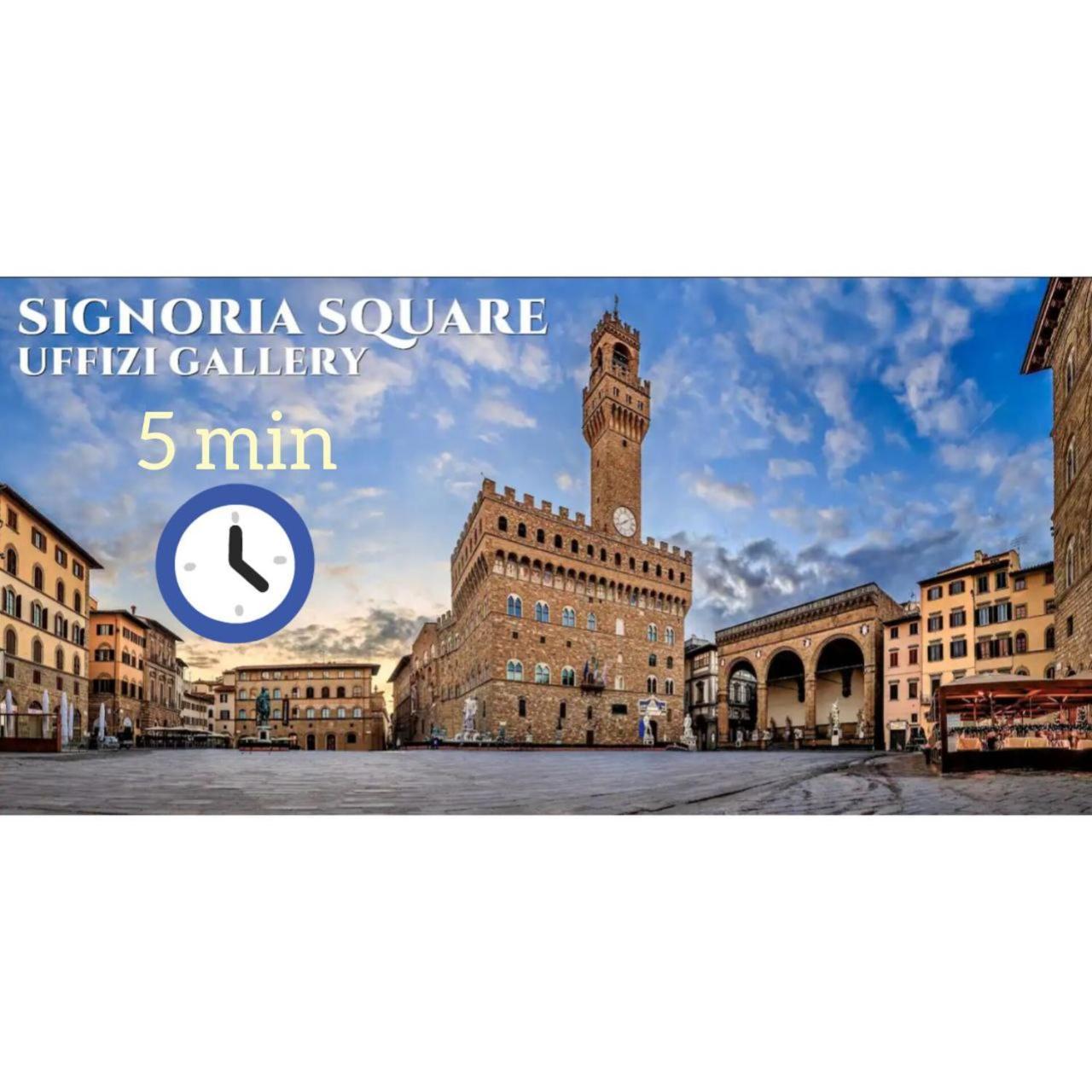 5 Min Dagli Uffizi Suite Wifi Confort Florencja Zewnętrze zdjęcie